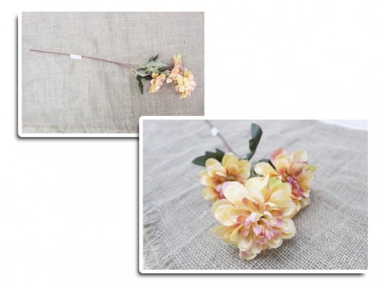 Kwiat sztuczny dalia 3 kwiato74047